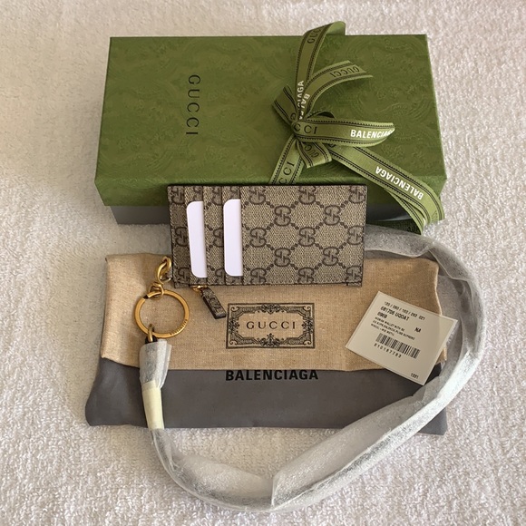 Gucci Balenciaga The Hacker Project GG Supreme Card Holder Wallet - Picture 2 of 12